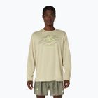 Longsleeve do biegania męski ASICS Fujitrail Logo LS khaki