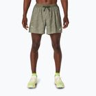 Spodenki do biegania męskie ASICS Fujitrail All Over Print 5IN mantle green