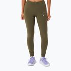Legginsy do biegania damskie ASICS Nagino Run Adjustable Tight dark olive