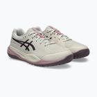 Buty do tenisa dziecięce ASICS Gel-Resolution X GS soft oat/dark aubergine