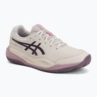 Buty do tenisa dziecięce ASICS Gel-Resolution X GS Clay soft oat/dark aubergine