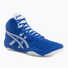 Buty zapaśnicze ASICS Snapdown 4 neon blue/white