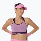 Biustonosz treningowy ASICS Game Compression Bra Dark Aubergine/Bubblegum