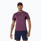 Koszulka tenisowa męska ASICS Match Jacquard dark aubergine