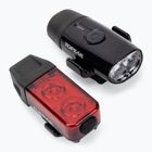 Zestaw lampek rowerowych Topeak Power Lux USB Combo set black