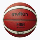 Piłka do koszykówki Molten B7G4500 FIBA orange/ivory rozmiar 7