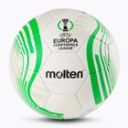 Piłka do piłki nożnej Molten F5C5000 official UEFA Conference League 2021/22 biała/zielona rozmiar 5