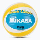 Piłka do siatkówki plażowej Mikasa BBV543C-VXB-YSB-5 yellow/blue rozmiar 5