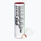 Lotki do badmintona YONEX Mavis 350 W 6 pack white