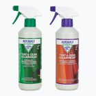 Zestaw do czyszczenia i impregnacji namiotów i sprzętu z ochroną UV Nikwax Tent & Gear SolarWash / SolarProof Spray-On 2 x 500 ml