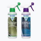 Zestaw do pielęgnacji obuwia Nikwax Footwear Cleaning Gel + Tkanina i skóra 2 x 300 ml