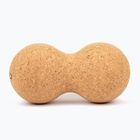 Piłka do masażu Myga Duoball brązowy