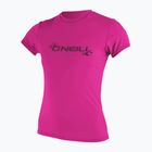 Koszulka do pływania damska O'Neill Basic Skins Sun Shirt fox pink