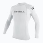 Longsleeve do pływania męski O'Neill Basic Skins Rash Guard white