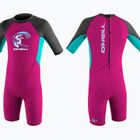 Pianka do pływania dziecięca O'Neill Toddler Reactor-2 2 mm Back Zip berry/light aqua/graphite