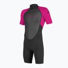 Pianka do pływania dziecięca O'Neill Youth Reactor-2 2 mm Back Zip Spring black/berry