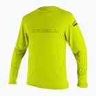 Longsleeve do pływania O'Neill Youth Basic Skins Sun Shirt lime