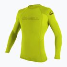 Longsleeve do pływania dziecięcy O'Neill Youth Basic Skins Rash Guard lime