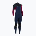 Pianka do pływania dziecięca O'Neill Youth Hyperfreak 5/4+ mm Chest Zip Full navy/bloodshot/black