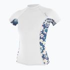 Koszulka do pływania damska O'Neill Side Print Rash Guard white/christina floral