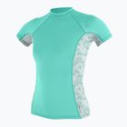 Koszulka do pływania damska O'Neill Side Print Rash Guard opal/mirage tropical