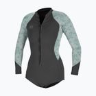 Pianka do pływania damska O'Neill Bahia 2/1 mm Front Zip Short Spring graphite/mirage tropical