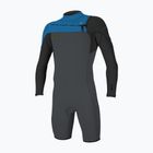 Pianka do pływania męska O'Neill Hammer 2mm Chest Zip LS Spring graphite/black/ocean