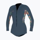 Pianka do pływania damska O'Neill Bahia 2/1 mm Front Zip Short Spring copen blue/painted tropics