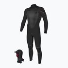 Pianka do pływania męska O'Neill Mutant Legend 5/4 mm Chest Zip with Hood Full black/tempered steel