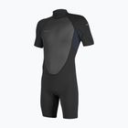 Pianka do pływania dziecięca O'Neill Youth Reactor-2 2mm Back Zip SS Spring black/slate