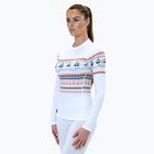 Longsleeve termoaktywny damski Surfanic Cozy Limited Edition Crew Neck white fairisle