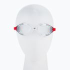 Okulary do pływania Speedo Futura Biofuse Flexiseal lava red/clear