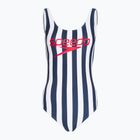 Strój pływacki jednoczęściowy damski Speedo Ice Cream U-Back blue/white
