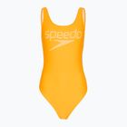 Strój pływacki jednoczęściowy damski Speedo Logo Deep U-Back orange