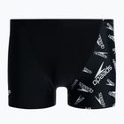 Bokserki pływackie męskie Speedo Allover V-Cut Aquashort black/white