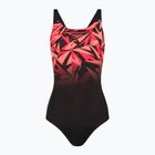 Strój pływacki jednoczęściowy damski Speedo Hyperboom Placement Muscleback black/lava red/siren