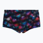 Bokserki pływackie męskie Speedo Kaleidoscope V 17 cm Club Training Allover Brief black/blue flame