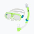 Zestaw do snorkelingu dziecięcy Speedo Adventure green gecko/clear