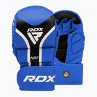 Rękawice grapplingowe RDX Grappling Shooter Aura Plus T-17 blue