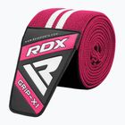 Opaski na kolana RDX Weightlifting Gym Knee Wrap pink