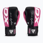 Rękawice bokserskie RDX REX F4 pink/black