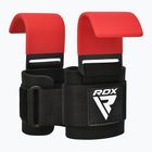 Paski do podnoszenia ciężarów z hakami RDX W5 Weight Lifting Hook Strap red