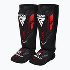 Ochraniacze piszczeli i stóp RDX IMMAF Approved Neoprene Shin Instep red