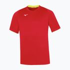 Koszulka treningowa dziecięca Mizuno Core SS red/yellow fluo