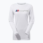 Longsleeve damski Berghaus Boyfriend Big Classic Logo pure white