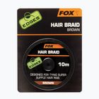 Plecionka karpiowa Fox International Edges Hair Braid brown