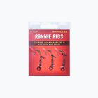 Przypony karpiowe ESP Ronnie Rigs Barbless czarne EHRRHRS006B