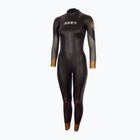 Pianka triathlonowa damska ZONE3 Thermal Aspire 4 mm black/grey/gold/red