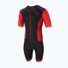 Kombinezon triathlonowy męski ZONE3 Aquaflo+ Full Zip Trisuit black/red