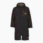Płaszcz ZONE3 Oversized Polar Fleece Robe Parka black/orange